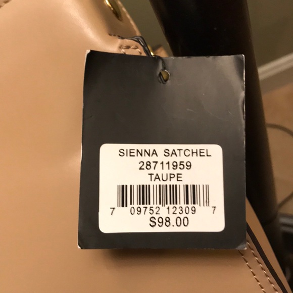 NANETTE LEPORE SIENNA SATCHEL/CROSSBODY TAUPE NWT - Picture 2 of 7